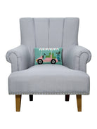 Pink Golf Cart Hook Pillow image 1