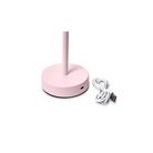 LED Cordless Scalloped Table Lamp | Pink image 1