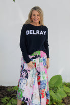Roll Bottom Delray Sweater | Navy image 0