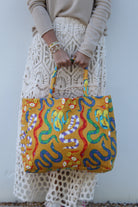 Tote Bag | Party Snakes | Mustard image 0