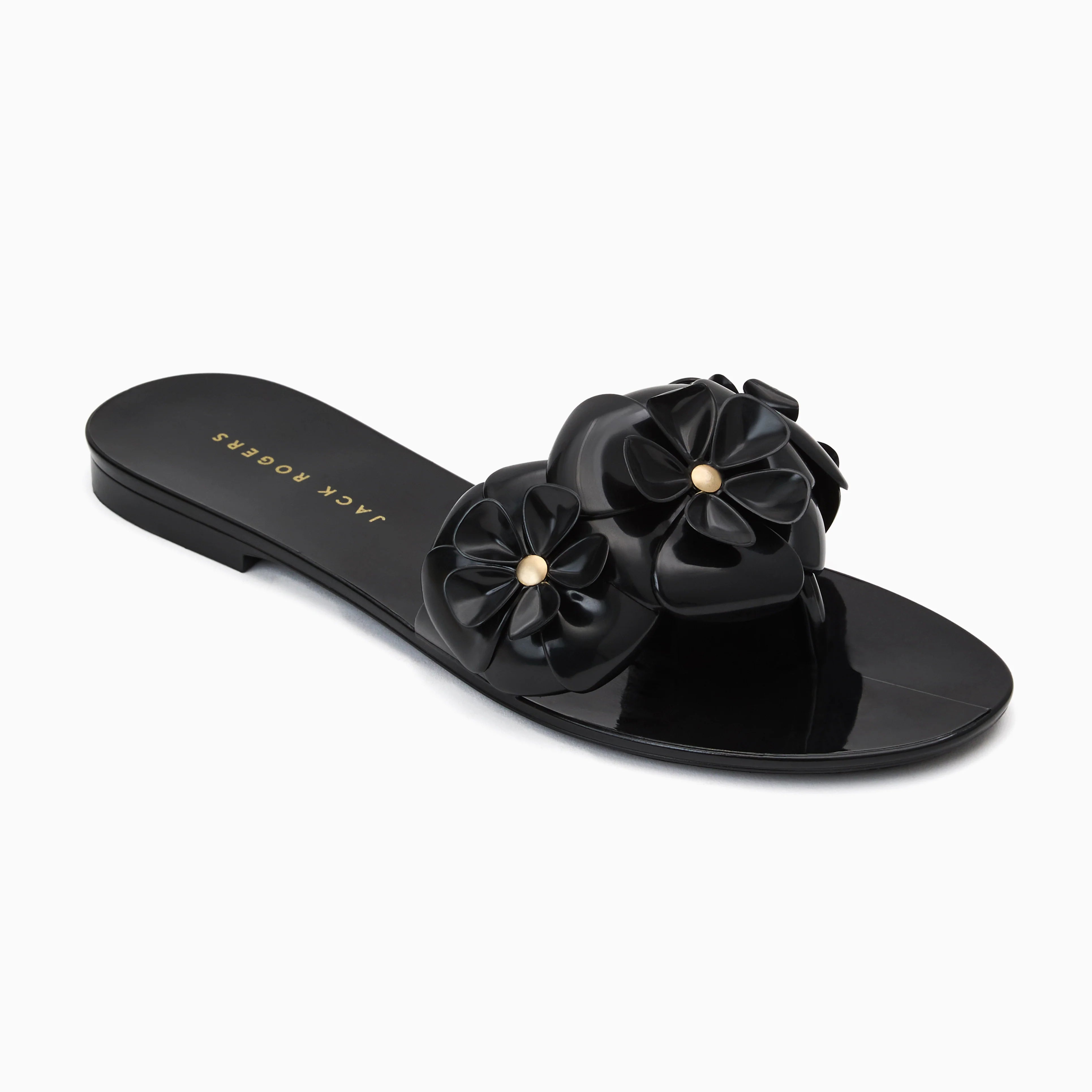 Jack Rogers Amelia Jelly Flip Flop | Black image 0