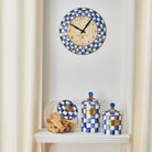 Royal Check Wall Clock image 1