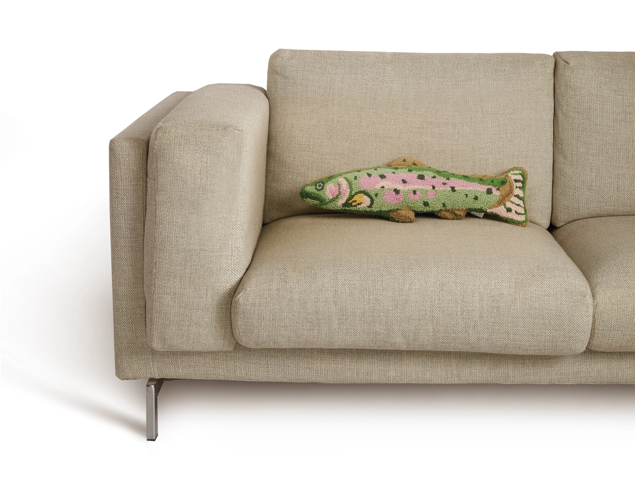 Shaped Trout Hook Pillow image 1