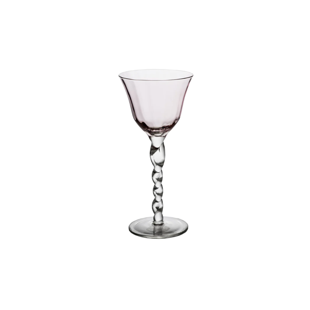 Adriana Wine Glass | Pink image 0