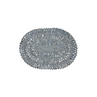 Straw Loop Oval Placemat | Chambray image 0