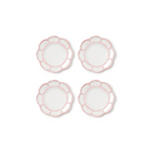 BAMBOO TOUCH SALAD/DESSERT PLATES | PINK | S/4 image 0