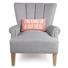 I'm Kind of A Big Deal Hook Pillow, Pink image 2