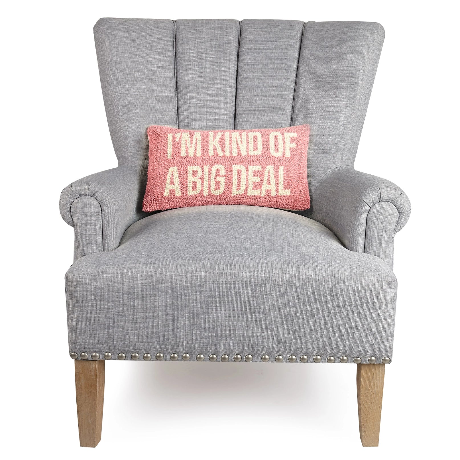 I'm Kind of A Big Deal Hook Pillow, Pink image 2