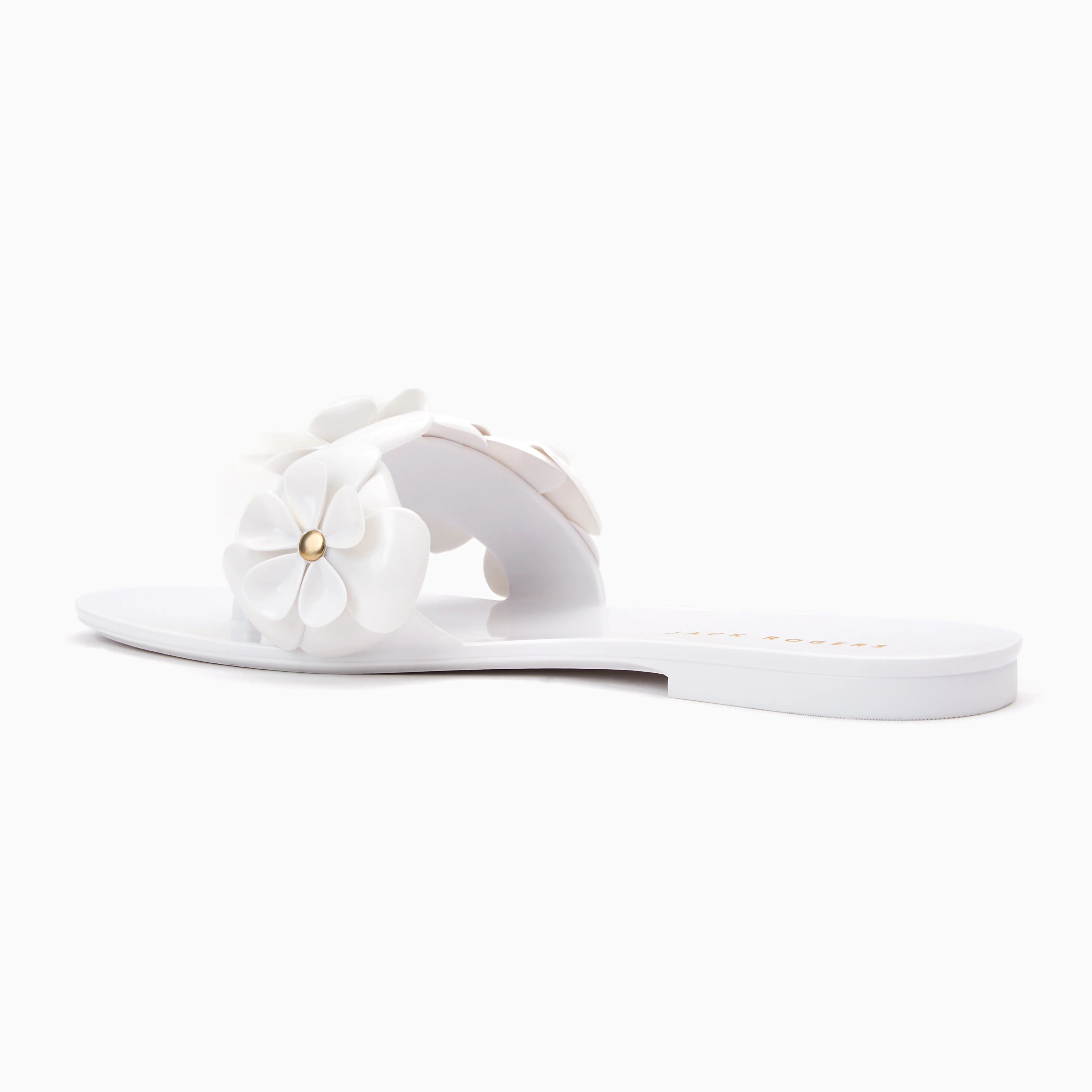 Jack Rogers Amelia Jelly Flip Flop | White image 3