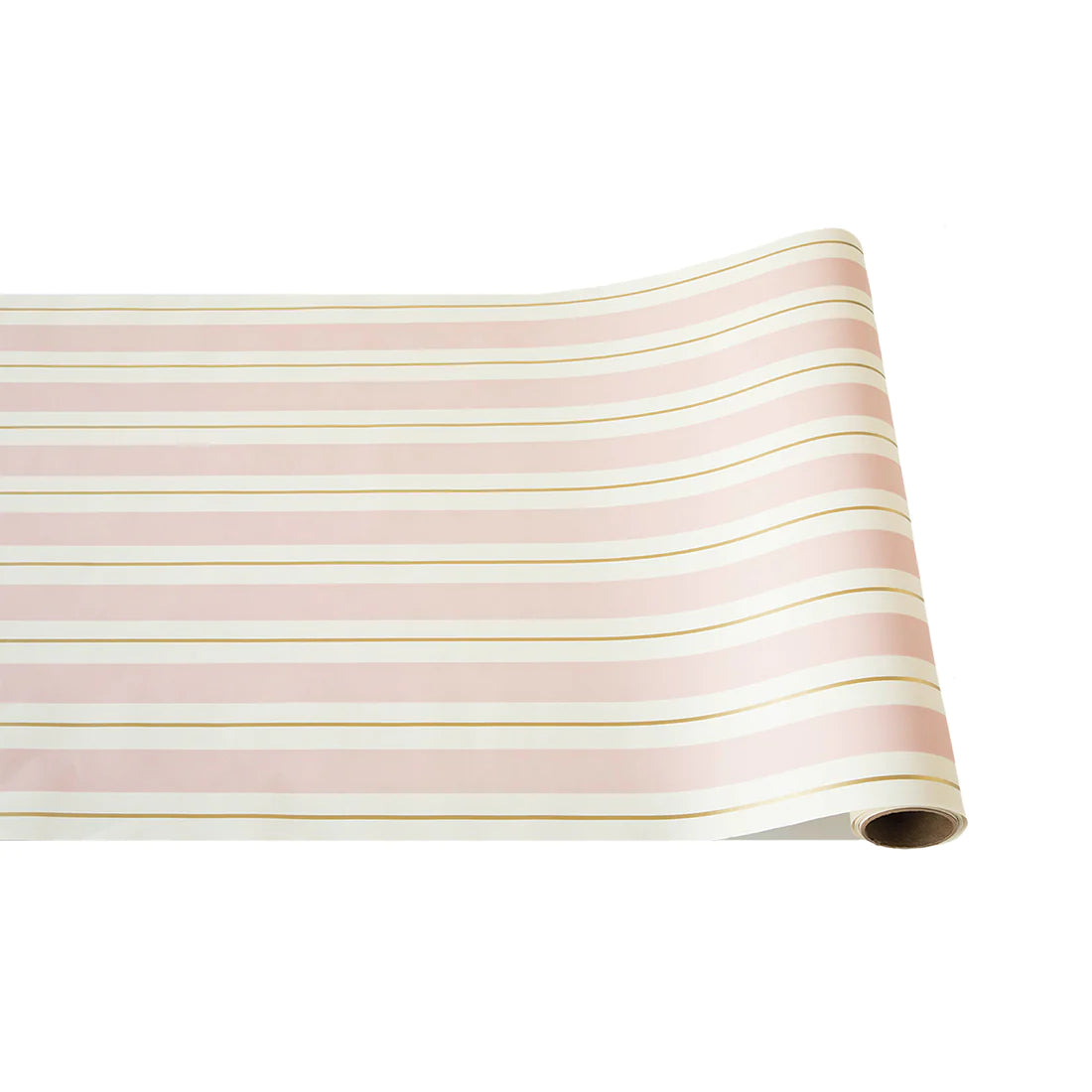 Pink & Gold Stripe Table Runner image 0