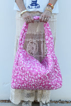 Puffer Tote Bag | Magic Moon | Pink image 0