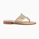 Jack Rogers Jacks Flat Metallic Sandal | Platinum/Silver image 2