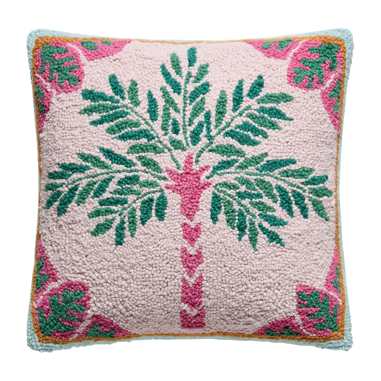 Preppy Palm Tree Hook Pillow image 0