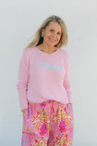 V-Neck Delray Sweater | Pink image 0