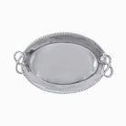 Rope Knot Handled Oval Serving Tray image 0