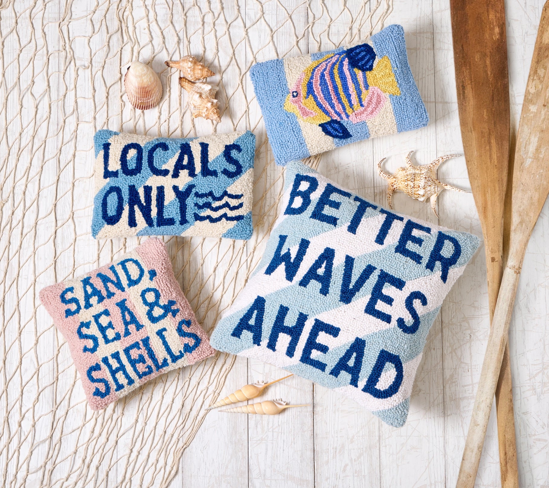 Locals Only Hook Pillow image 1