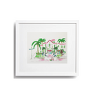 Old School Square Art Print | 14" x 11" image 1