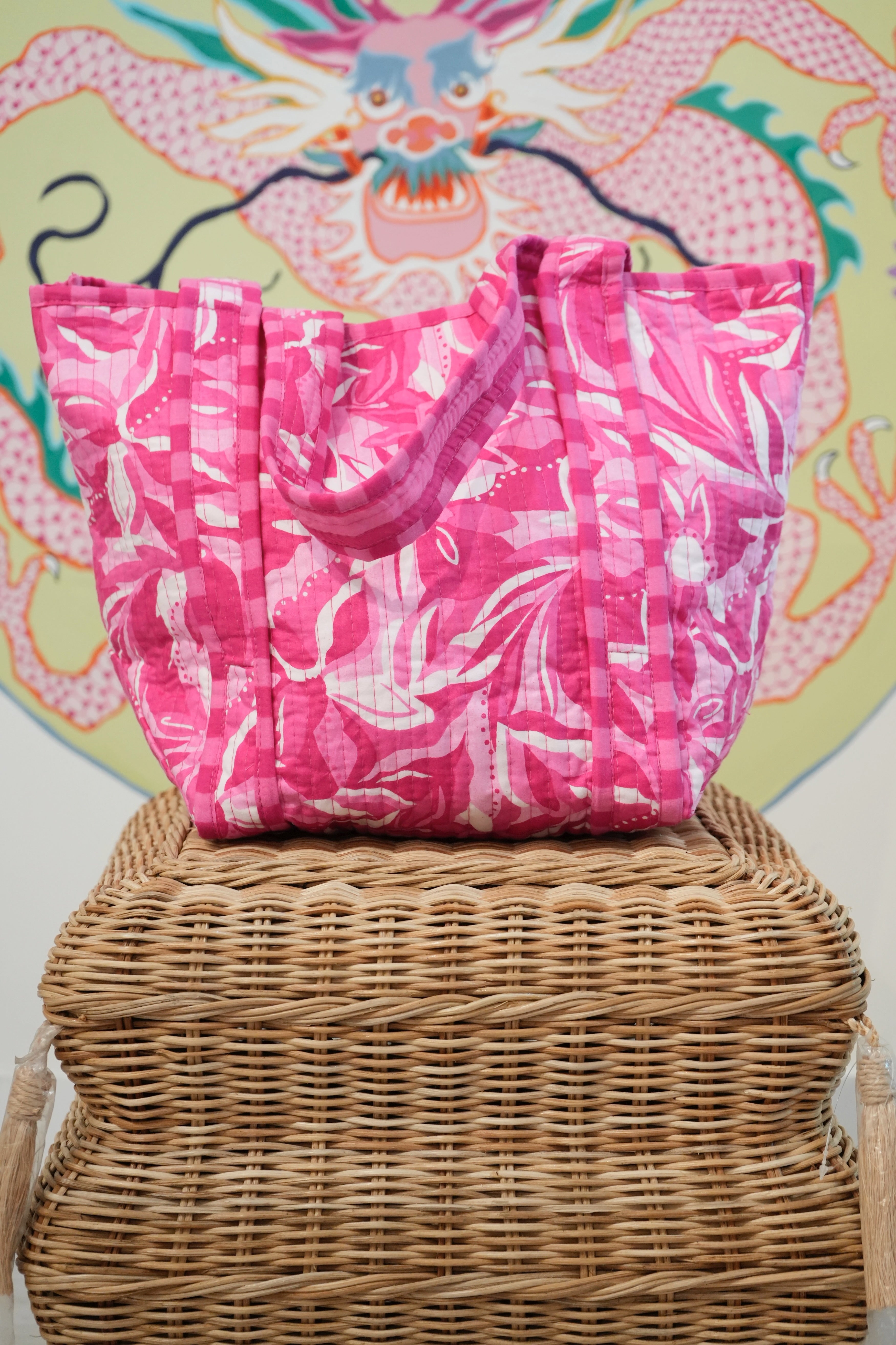 Tote Bag | Abstract Floral | Various Colors