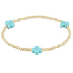 Signature Cross 2mm Gold Bracelet