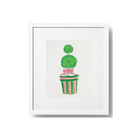 Double Topiary Art Print | 14" x 11" image 1