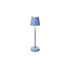 LED Cordless Scalloped Table Lamp | Blue image 0
