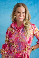 Ivy Dress | Boho Medallion | Pink image 0
