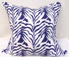 Limited Edition Seaweed Stripe Navy Pillow Cover with Welt image 0