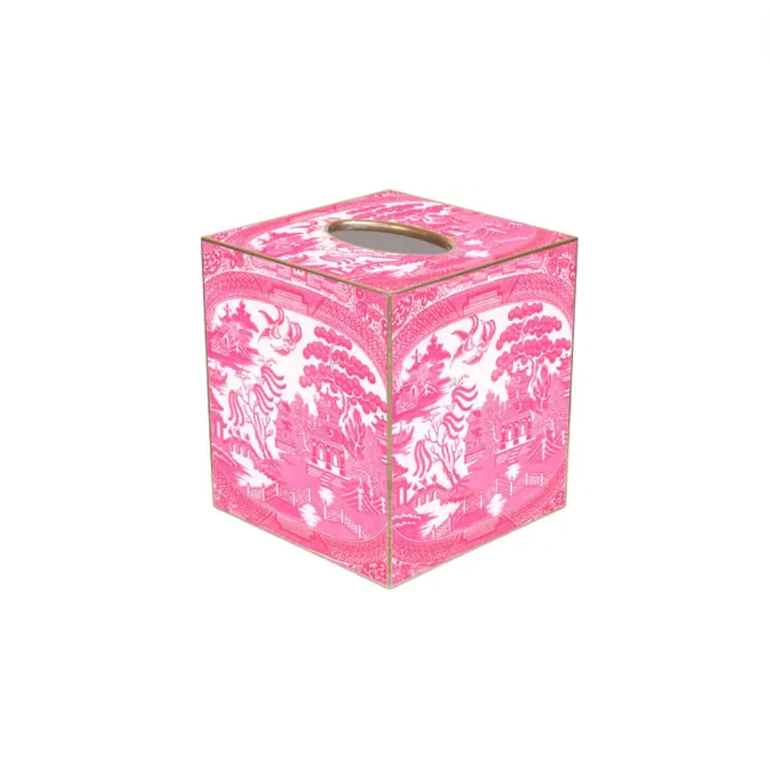 Tissue Box Holder | Willow | Pink image 0