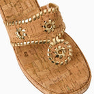 Jack Rogers Jacks Mid-Wedge | Cork/Gold image 2
