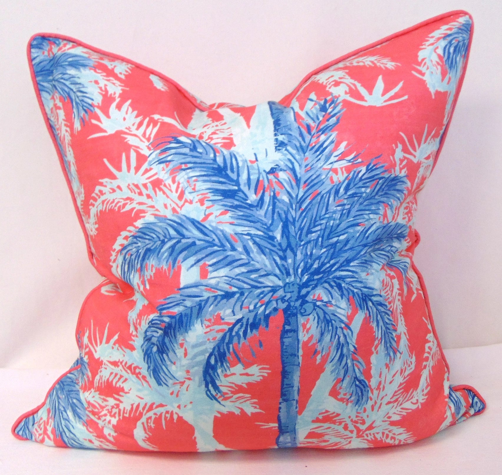Limited Edition Palm Beach Pillow Cover with Welt image 0