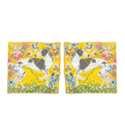 Paige Gemmel Pillow | Greyhound Facing Left or Right | Yellow image 0