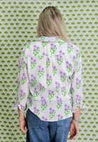 Boyfriend Shirt | Bunch of Daisies | Lavender image 3