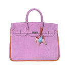 Hampton's Designer Inspired Tote Bag For Christmas | Malibu Pink/Orange image 0