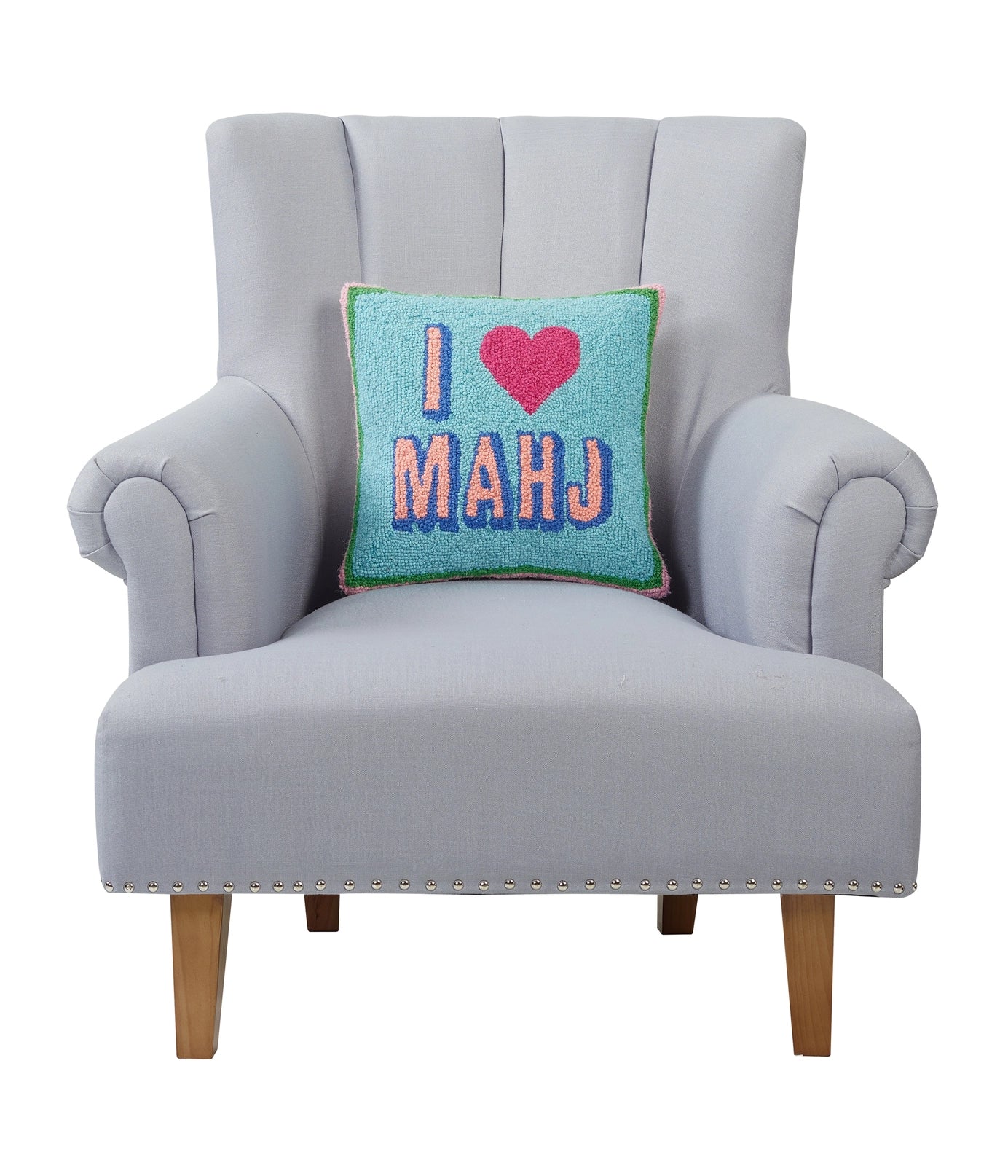 I Love Mahj Hook Pillow - Ampersand image 1
