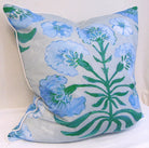 Limited Edition Poppy Love Grey/Blues Pillow Cover Welt image 1