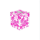 Tissue Box Holder | Chinoiserie Pagoda | Pink image 0