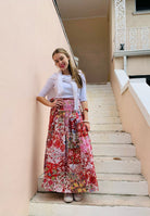 Party Skirt | Patchwork Red image 3