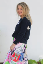 Wrap Skirt Long | Jungle Toile Patchwork | Multi image 1