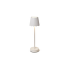 LED Cordless Scalloped Table Lamp | White image 0