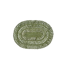Straw Loop Oval Placemat | Seagrass image 0