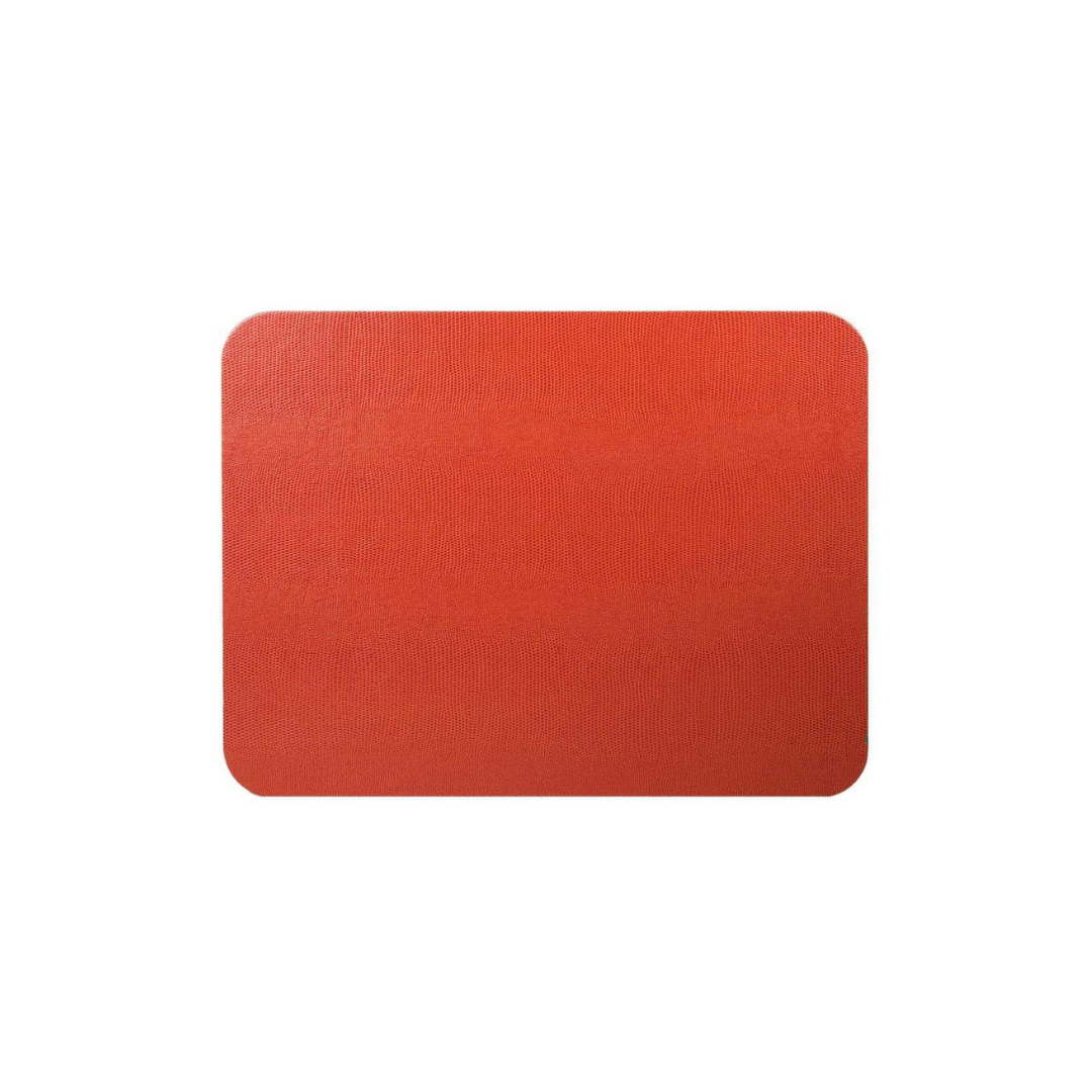 Lizard Rectangle Placemat | Orange image 0