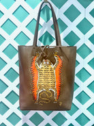Hand-painted Tiger Tote image 0