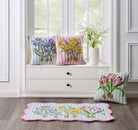 Flower Stripes Hook Rug image 2