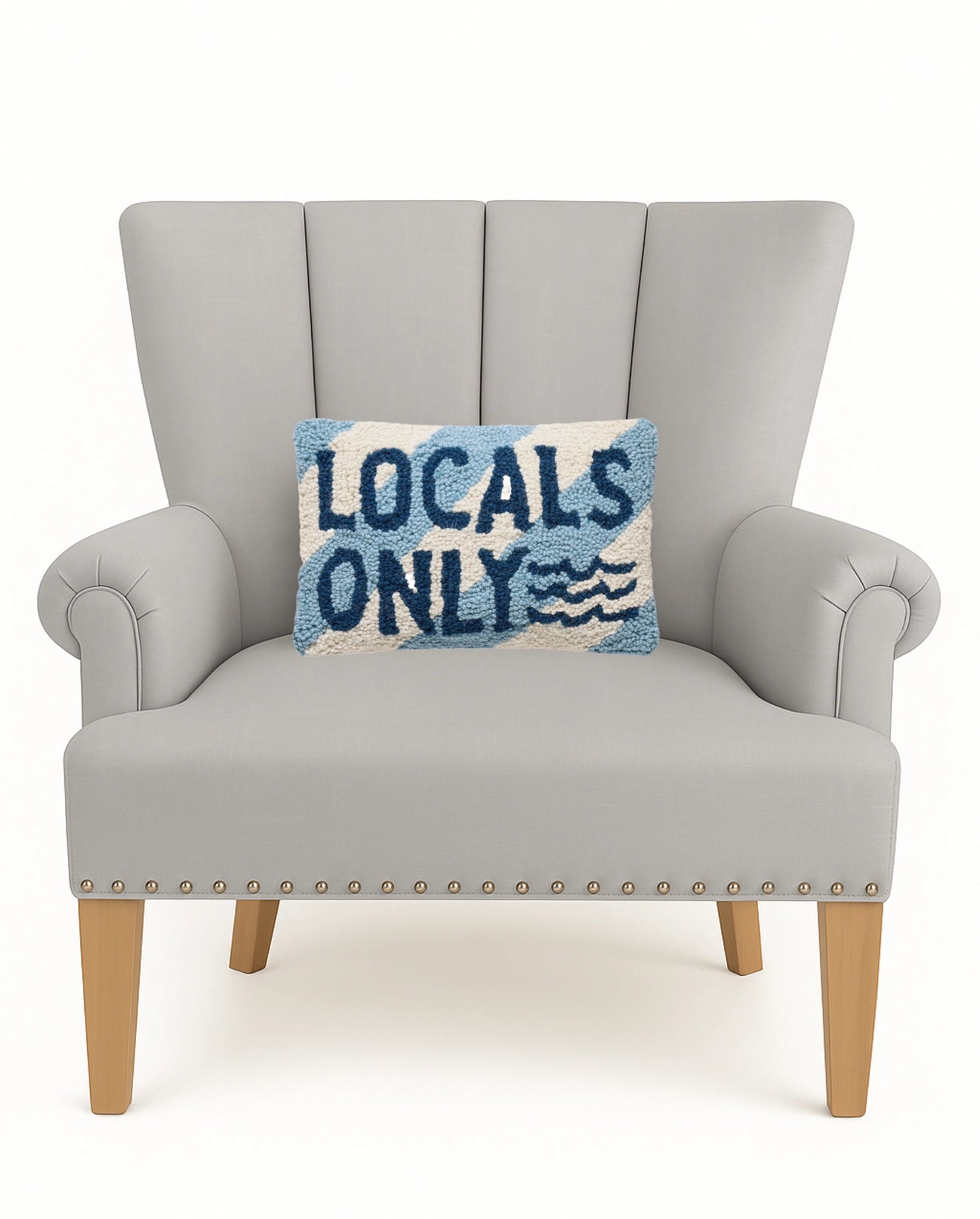 Locals Only Hook Pillow image 0