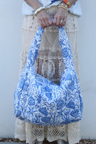 Puffer Tote Bag | Sea Life | Blue image 0