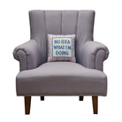No Idea What I'm Doing Embroidered Pillow image 1