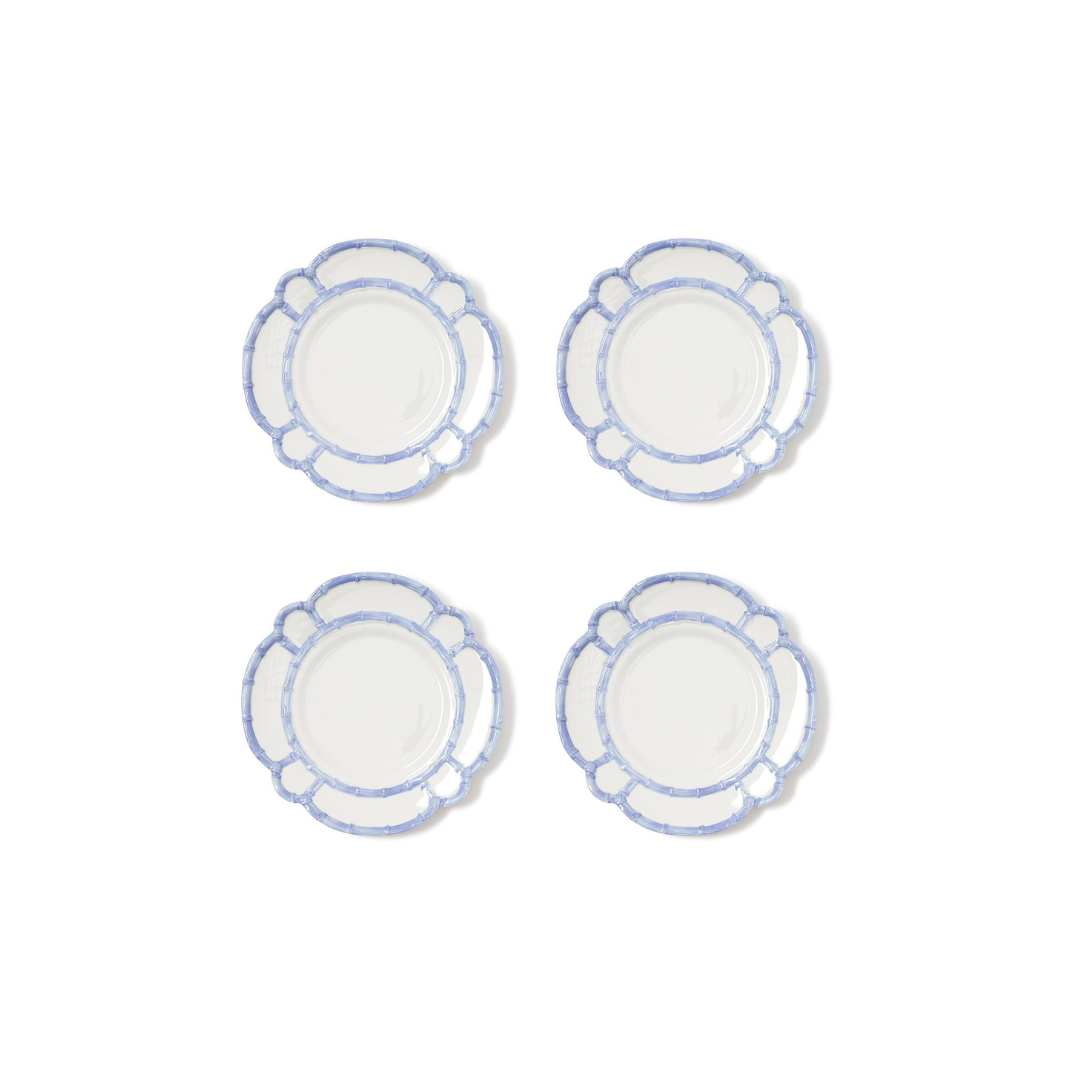 BAMBOO TOUCH DINNER PLATES | FRENCH BLUE | S/4 image 0