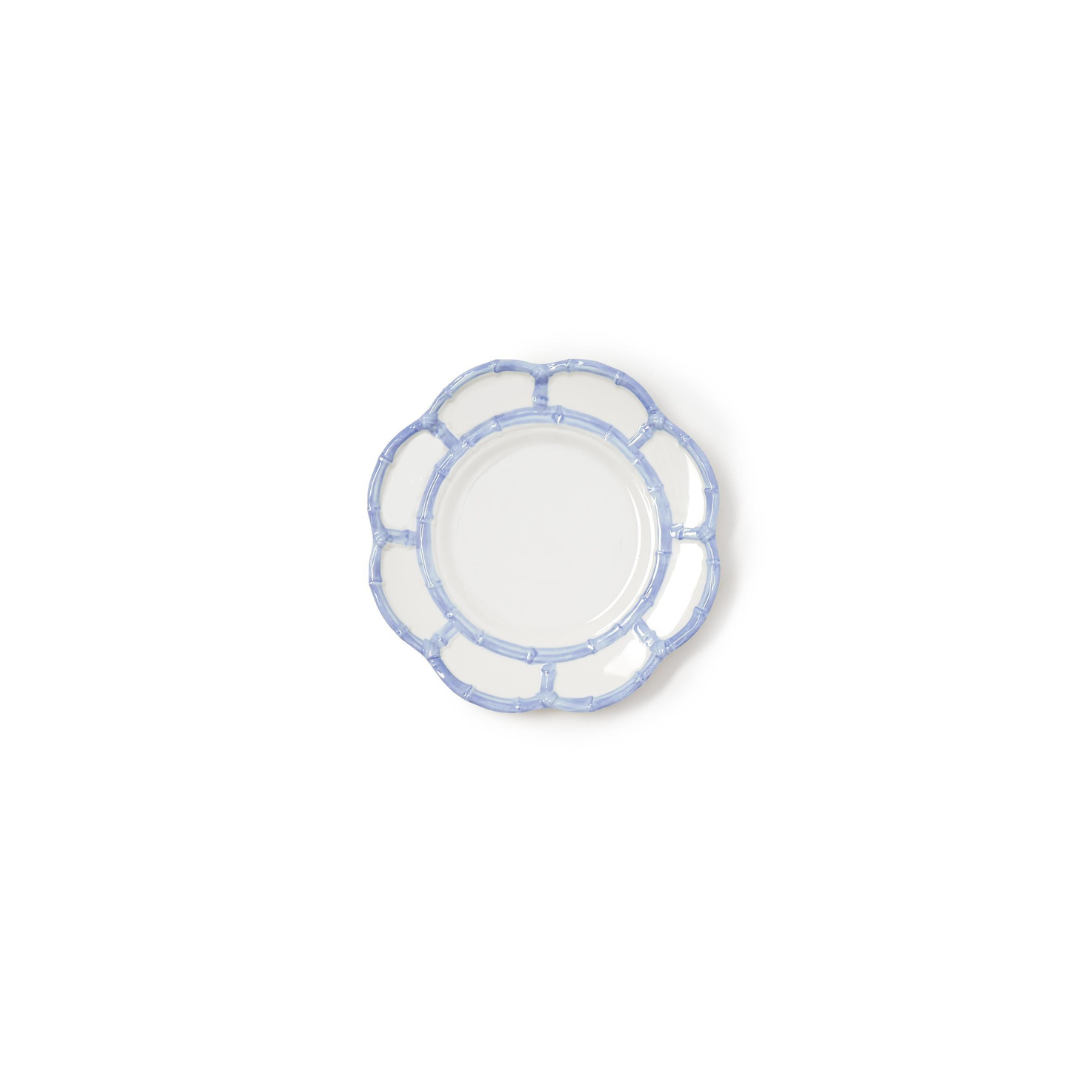 BAMBOO TOUCH SALAD/DESSERT PLATES | FRENCH BLUE | S/4 image 1