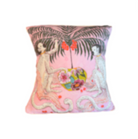 Paige Gemmel Pillow | Twin Monkeys Fruit Flower | Pink image 0