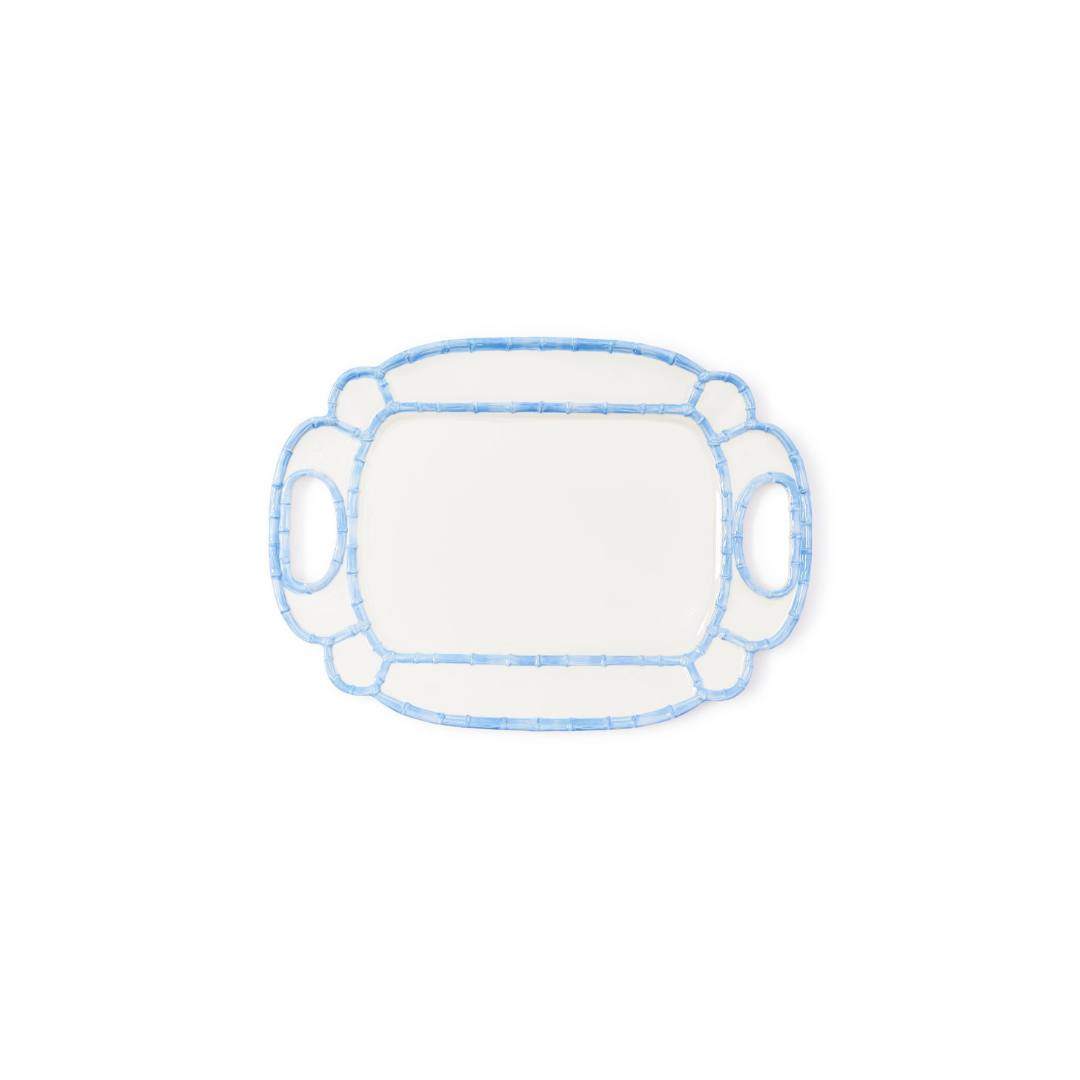 BAMBOO TOUCH PLATTER | FRENCH BLUE image 0